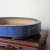 blue glazed 12-inch yixing bonsai pot closeup