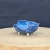 6 inch handmade ceramic bonsai pot by Bruce Lenore, No. 165