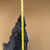 Measurement view showing the handmade Ibigawa-style planting rock standing approximately 17.5 inches tall.