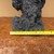 Measurement view across the base of the handmade planting rock