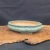 12 inch oval Yixing bonsai pot in a glossy sea-foam green glaze, No. 1862m