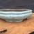 12 inch oval sea-foam green Yixing bonsai pot, No. 1862o, view 2