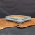 12 inch shallow rectangular glazed Yixing bonsai pot, angled view, No. 2534N