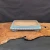 12-Inch Shallow Glazed Rectangle Yixing Ceramic Bonsai Pot Top View