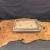 12-Inch Shallow Glazed Rectangle Yixing Ceramic Bonsai Pot Top View
