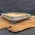 12-Inch Shallow Glazed Rectangle Yixing Ceramic Bonsai Pot Closeup