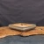 12-Inch Shallow Glazed Rectangle Yixing Ceramic Bonsai Pot Angled View