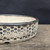 Close-up of the honeycomb texture in black and white on Andy Arnault bonsai pot No. 735