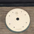 Bottom of Andy Arnault bonsai pot No. 745 with drainage holes and the potter's chop