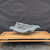 Preston Duncan handmade bonsai slab PD-022, gray finish, front view on a display stand