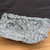Preston Duncan handmade bonsai slab PD-022, gray finish, close-up of the planting surface and texture