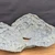 Preston Duncan handmade bonsai slab PD-025, gray finish, close-up of the planting surface and texture