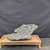 Preston Duncan handmade bonsai slab PD-028, gray finish, raised front view on a display stand
