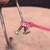 Small handcrafted found-object robot sculpture, robot 22433, close-up of the screw hands and feet
