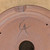 11 inch Paul Olson round bonsai pot, unglazed red clay with stamped panel band, No. 636, potter's chop