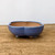 6 inch blue glazed Yixing bonsai pot in a five-lobed oval shape, No. 261-2