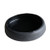 Single black round bottom cover for a bonsai stand leg