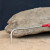 Profile close-up of the bonsai root hook with its polished handle