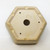 Underside of the 5 inch hexagonal Shohin Yixing bonsai pot