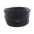 Large coil of matte black aluminum bonsai wire wound into a bundle