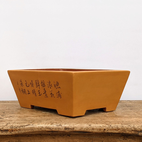 13" Etched Yixing Bonsai Pot (No. 1717)