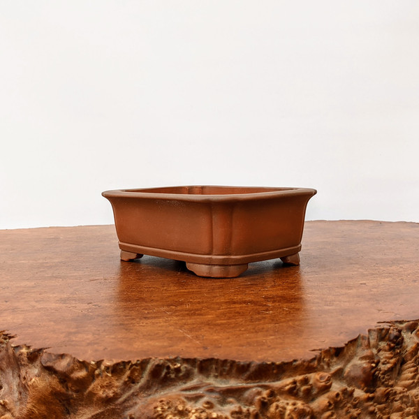 7" Unglazed Yixing Bonsai Pot (No. 1870) 7" Unglazed Yixing Bonsai Pot (No. 1870)