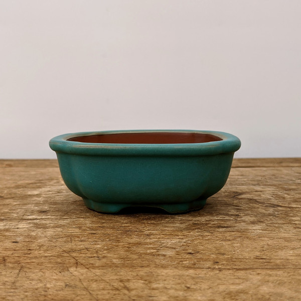 4" Green Glazed Yixing Bonsai Pot (No. 1924) 4" Green Glazed Yixing Bonsai Pot (No. 1924)