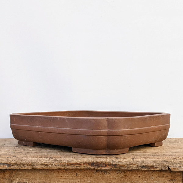 16" Unglazed Rectangular Ceramic Pot (No. 520)