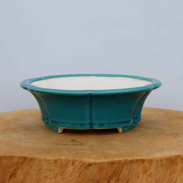 8" Glazed Yixing Bonsai Pot (No. 2066)