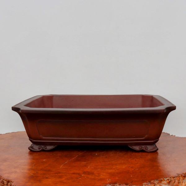 17" Unglazed Yixing Bonsai Pot (No. 2396)