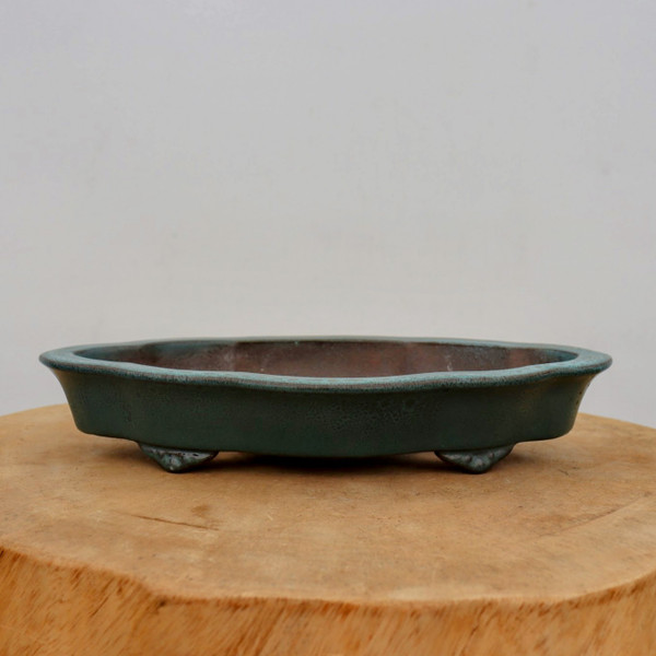 11-Inch Glazed Yixing Bonsai Pot (No. 2401f)