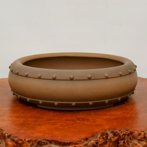 13" Round Yixing Bonsai Drum (No. 1504)