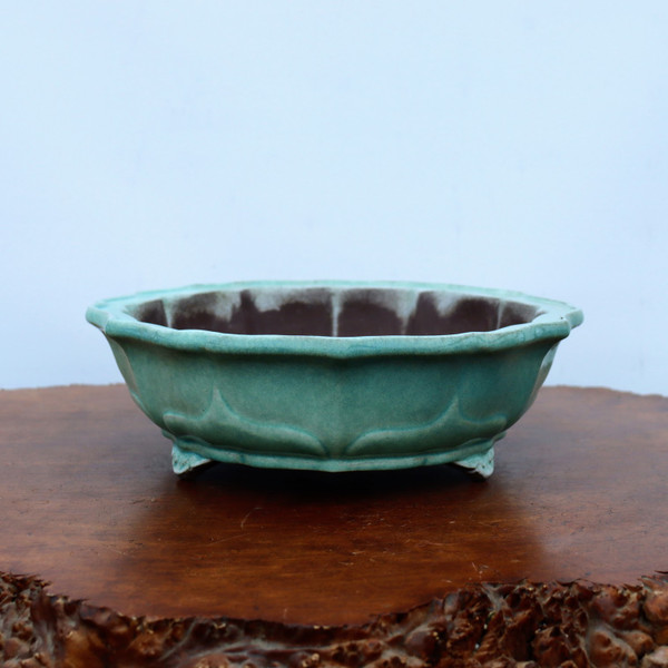 12-Inch Glazed Yixing Bonsai Pot (No. 2321d)