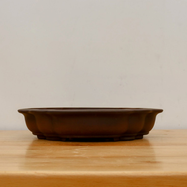 13-Inch Unglazed Yixing Bonsai Pot (No. 2447)