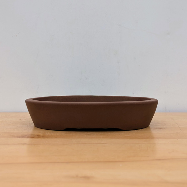 11-Inch Unglazed Yixing Bonsai Pot (No. 2477)