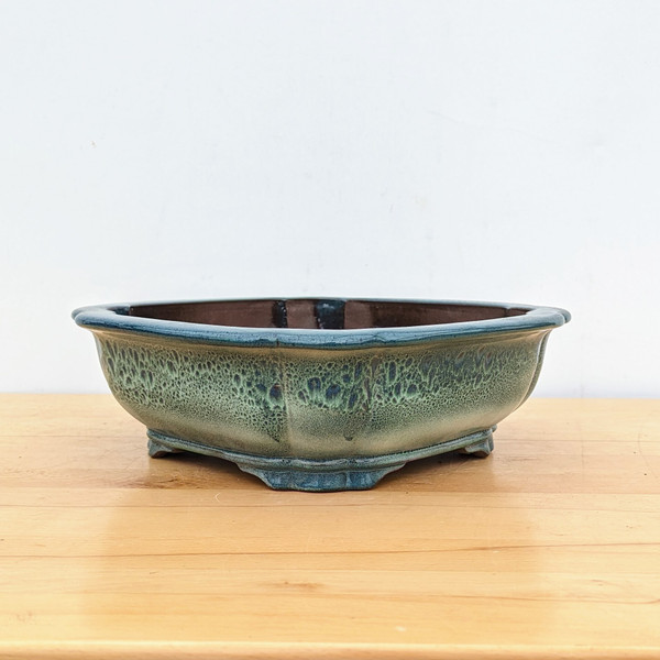 13-Inch Glazed Yixing Bonsai Pot (No. 2323j)