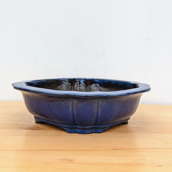 14-Inch Glazed Yixing Bonsai Pot (No. 2436)