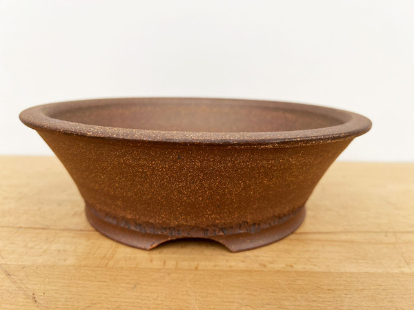 10-Inch Handmade Round Jack Hoover Ceramic Pot (No. 413)