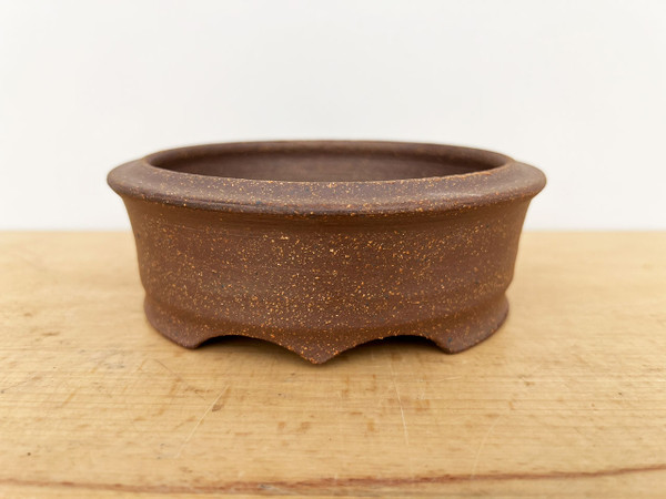 6-Inch Handmade Small Round Jack Hoover Ceramic Pot (No. 420)