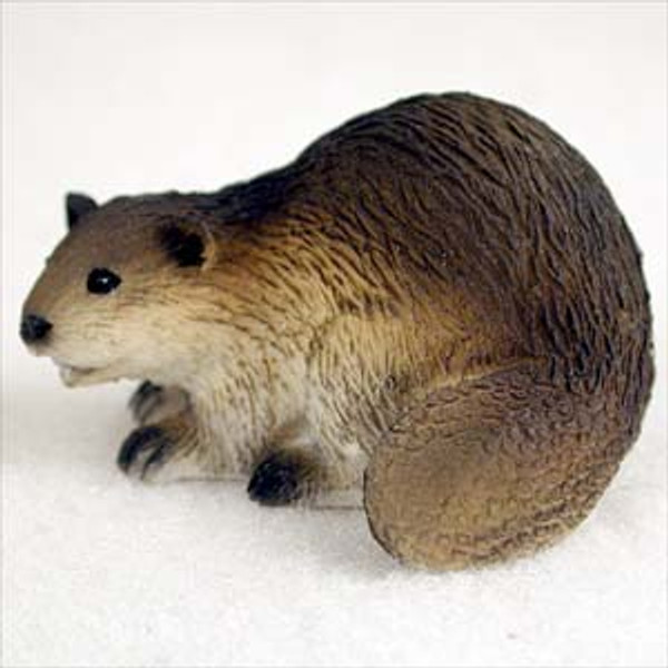 Beaver Bonsai Tree Figurine