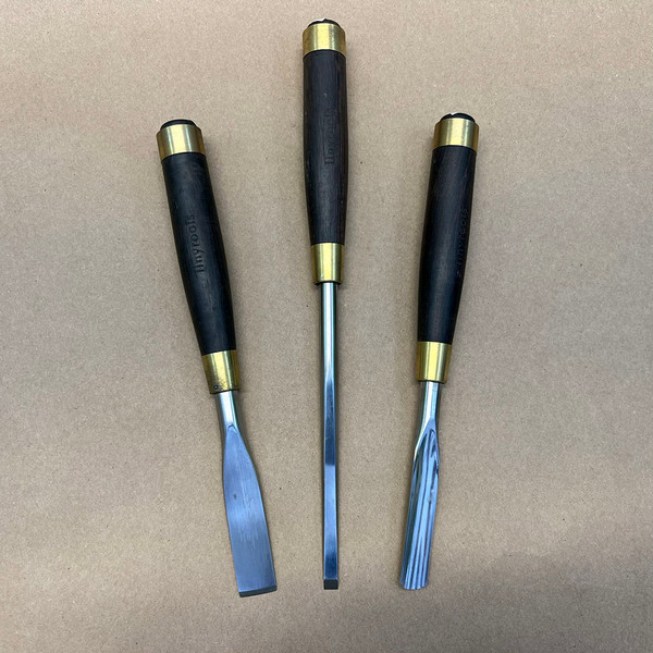 Tinyroots Premium 3pc Heavy Duty Wood Chisel Set: Ideal for Large Trees and Yamadori Work