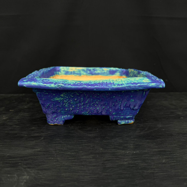 8-Inch Handmade John Fazzino Ceramic Bonsai Planter (No. 010)