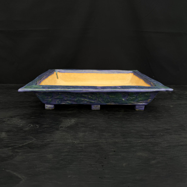 12.5-Inch Handmade John Fazzino Ceramic Bonsai Planter (No. 013)