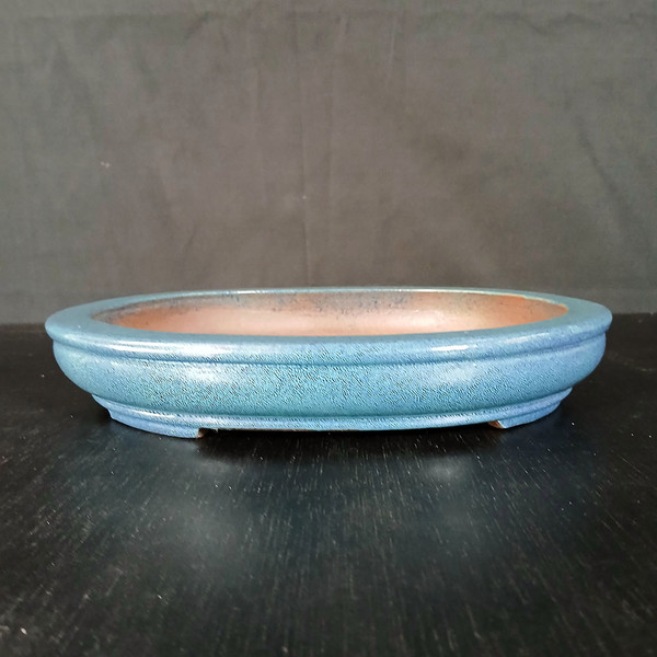 11-Inch Glazed Yixing Bonsai Pot (No. 2442b)