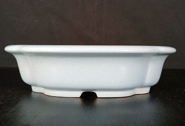 10" Light Glazed Yixing Bonsai Pot (No. 2337d)