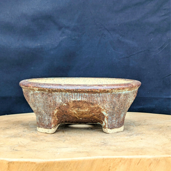 6" Handcrafted Ceramic Bonsai Pot by Andrew Arnault (No. 633)