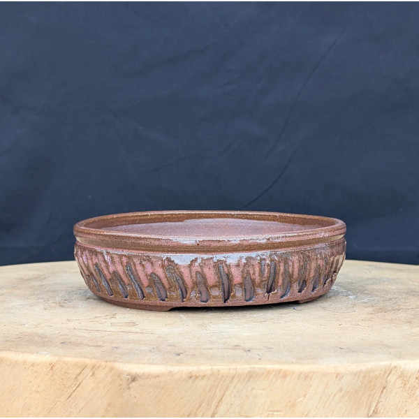 6" Handmade Bonsai Pot by Paul Olson (No. 563)
