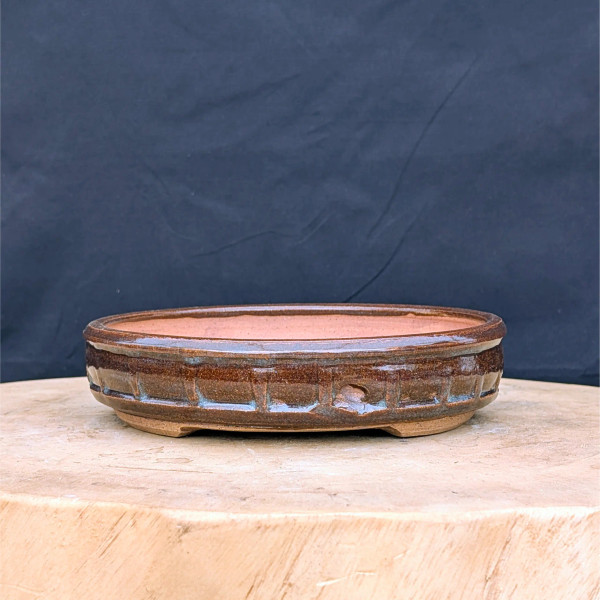 7" Handmade Bonsai Pot by Paul Olson (No. 560)