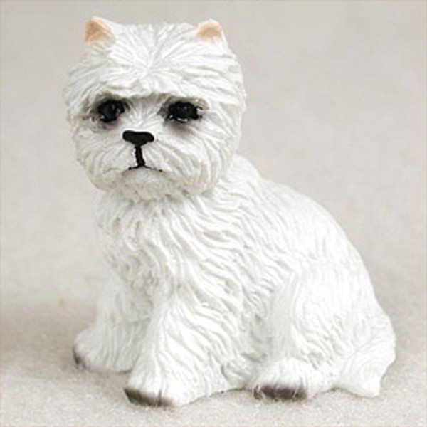 West Highland Terrier Bonsai Tree Figurine