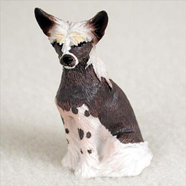 Chinese Crested Dog Bonsai Tree Figurine